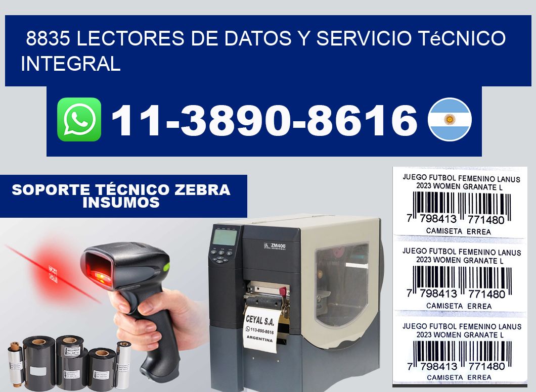 8835 Lectores de Datos y Servicio Técnico Integral