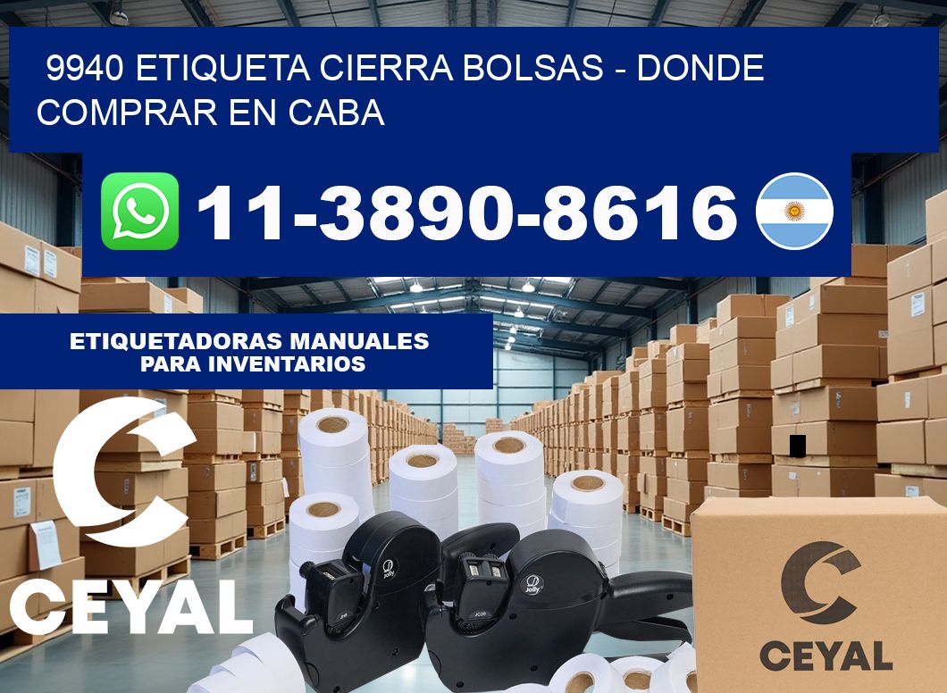 9940 etiqueta Cierra Bolsas – Donde Comprar en Caba