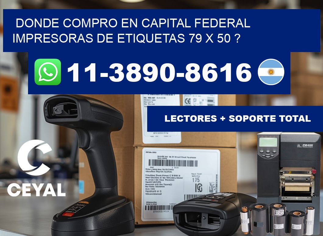 donde compro en capital federal impresoras de etiquetas 79 x 50 ?