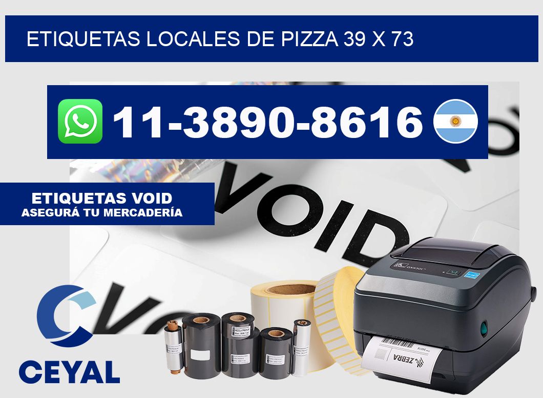 etiquetas locales de pizza 39 x 73