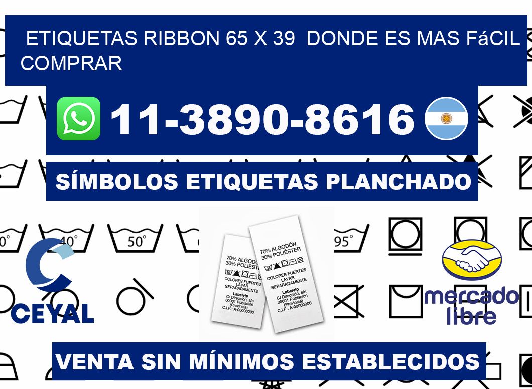 etiquetas ribbon 65 x 39  Donde es mas fácil comprar
