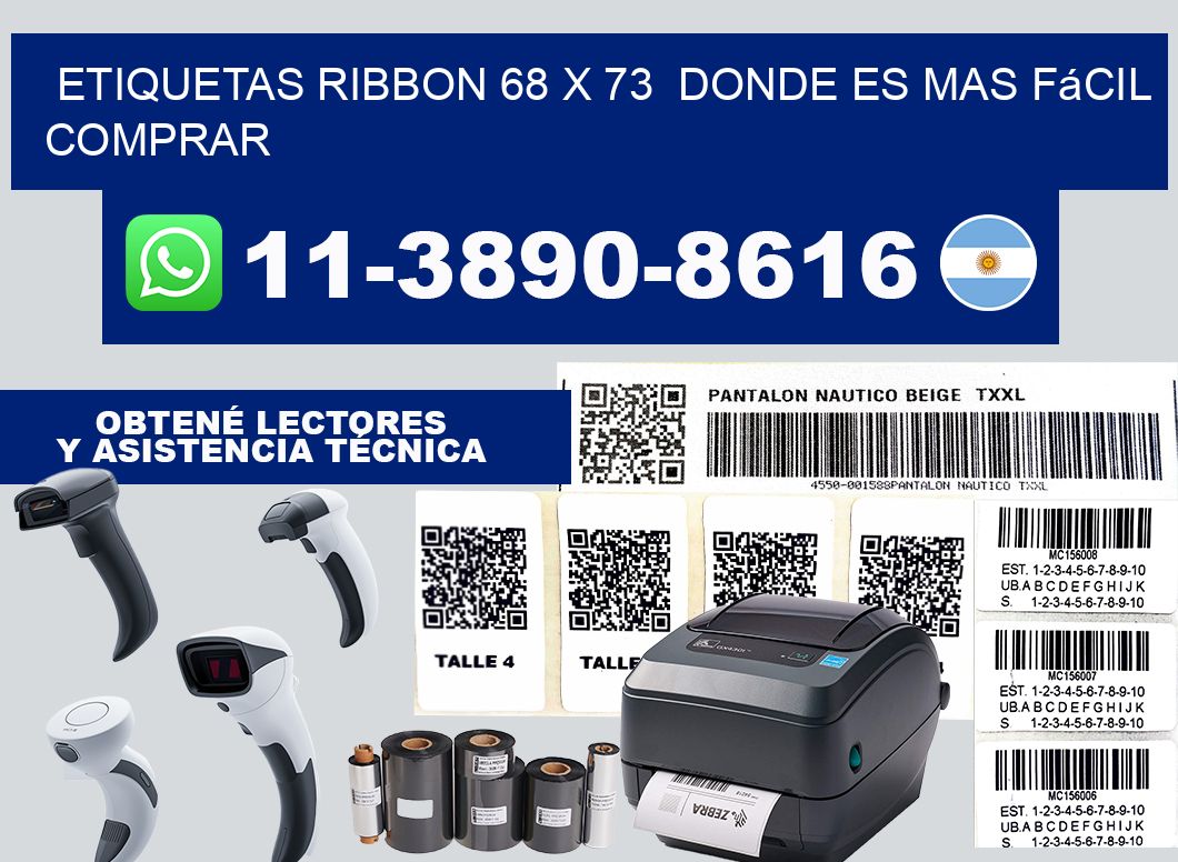 etiquetas ribbon 68 x 73  Donde es mas fácil comprar