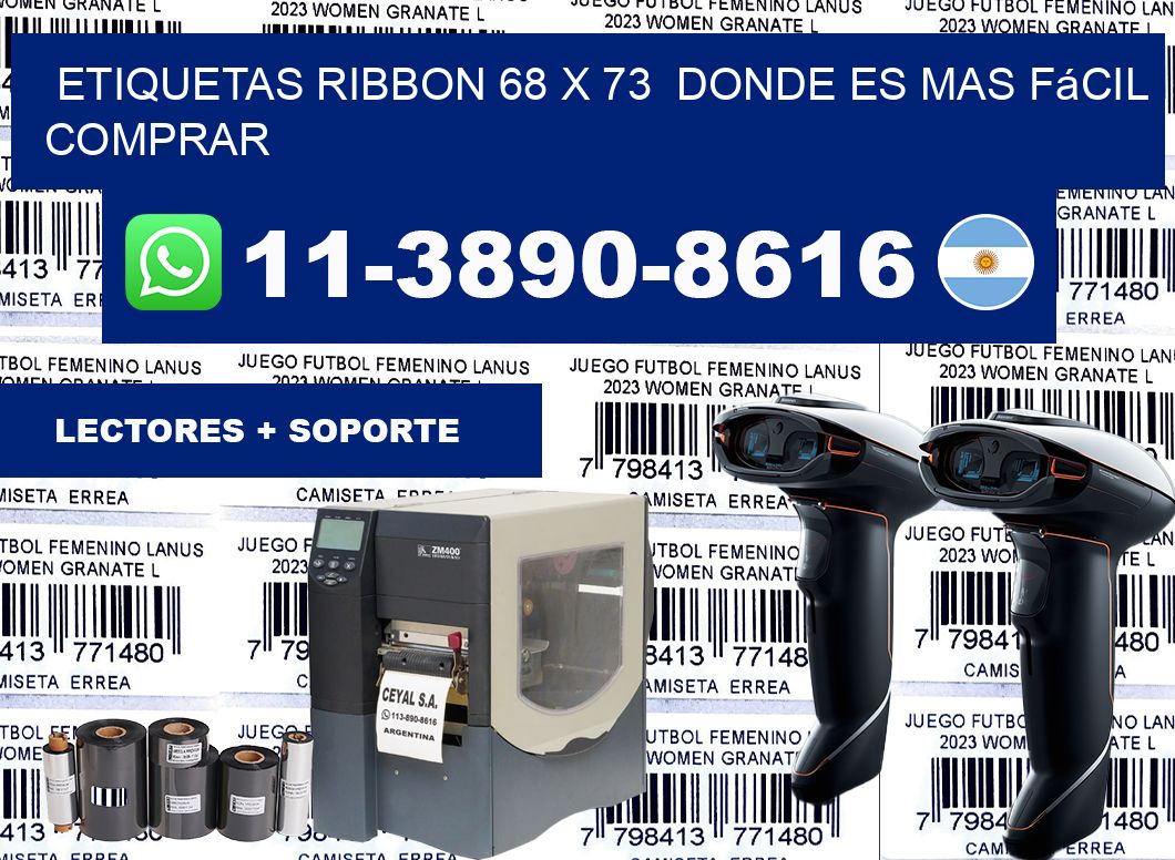 etiquetas ribbon 68 x 73  Donde es mas fácil comprar