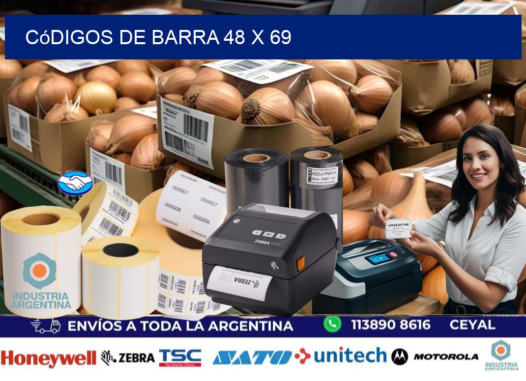 códigos de barra 48 x 69