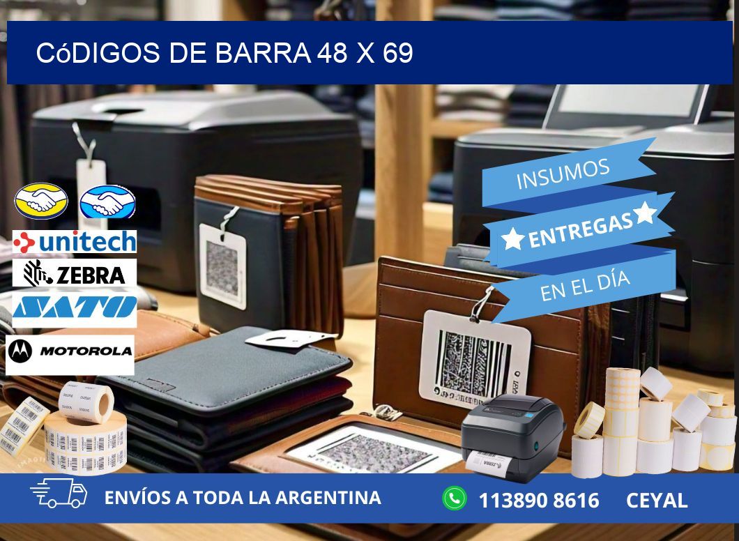 códigos de barra 48 x 69