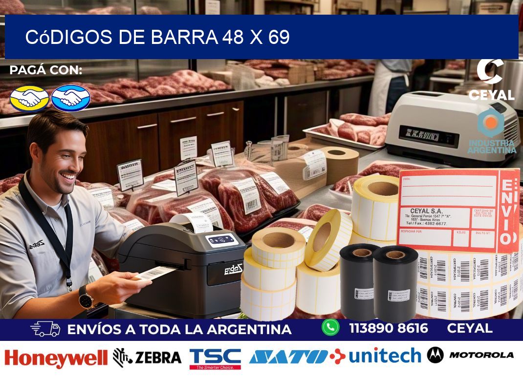 códigos de barra 48 x 69