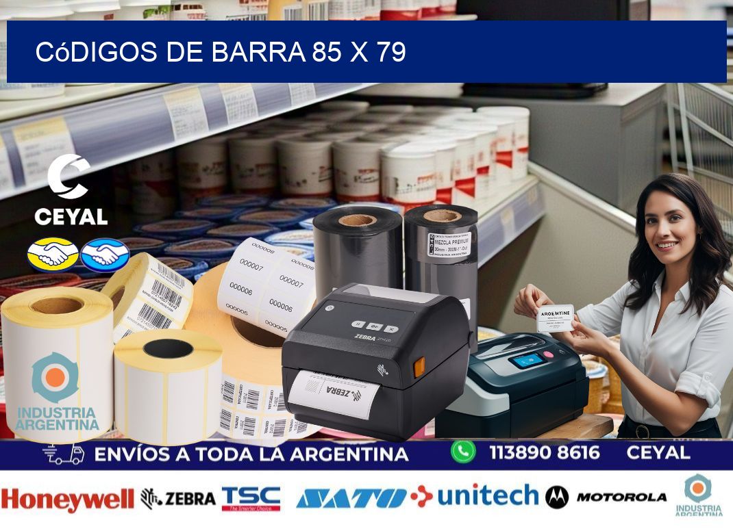 códigos de barra 85 x 79