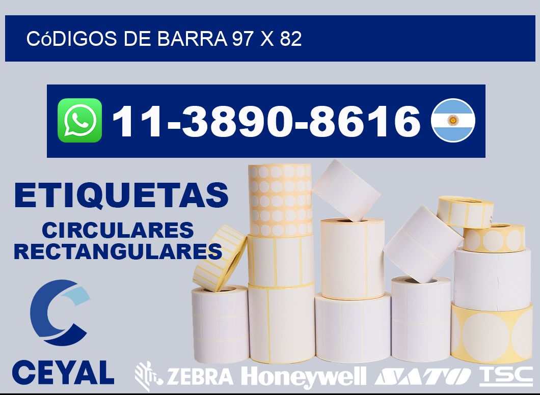 códigos de barra 97 x 82