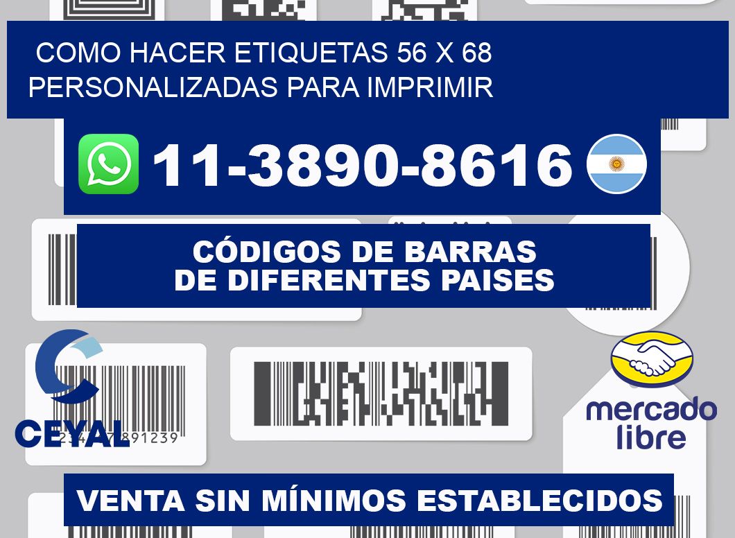 como hacer etiquetas 56 x 68 personalizadas para imprimir