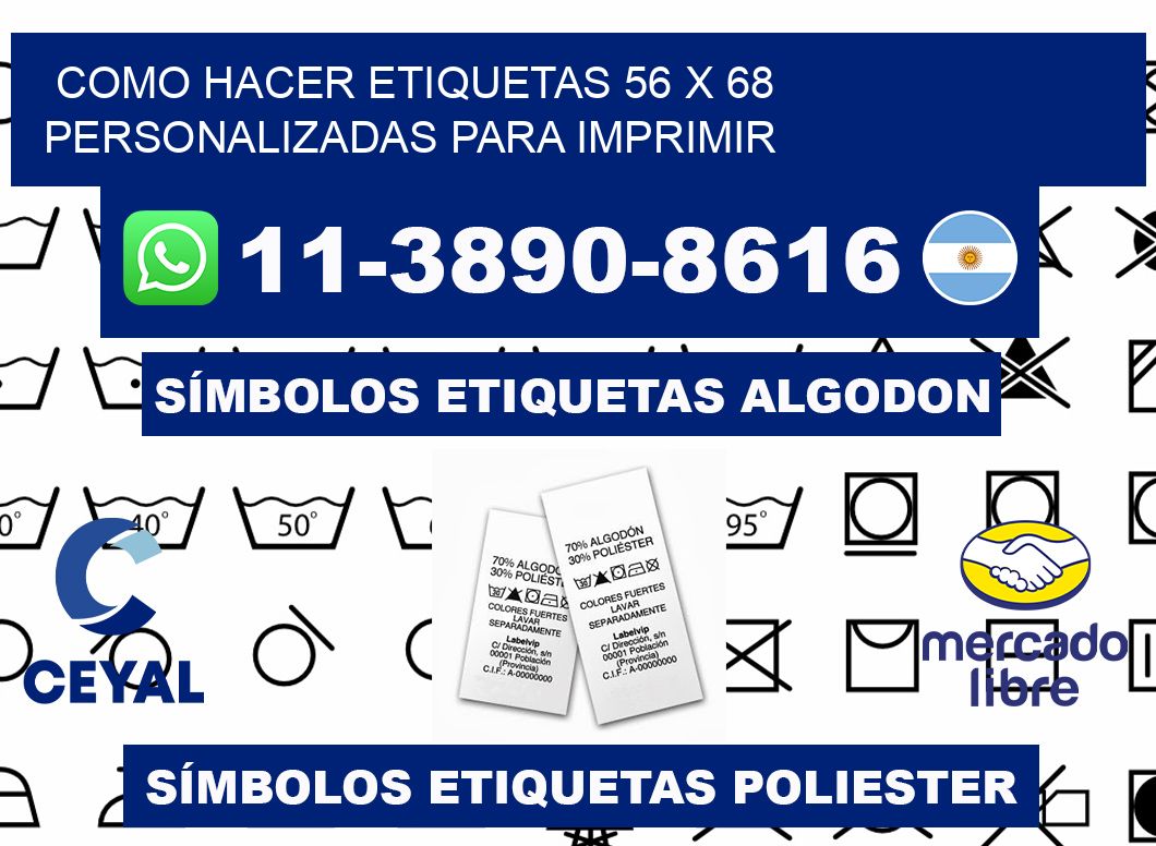 como hacer etiquetas 56 x 68 personalizadas para imprimir