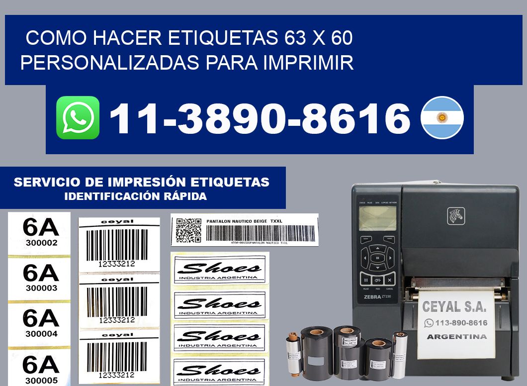 como hacer etiquetas 63 x 60 personalizadas para imprimir